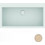 Sanitec 345 Ένθετος Νεροχύτης Γρανίτη Ματ Metallic Cream 86x50cm