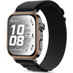 Tech-Protect Nylon Pro Λουράκι Υφασμάτινο Black (Huawei Watch Fit 3 / 4 / 4 Pro / 5 / 5 Pro)