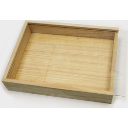 ΞΥΛΙΝΟ ΚΟΥΤΙ ΜΕ ΠΛΕΞΙΓΚΛΑΣ 17cm x 13cm HT20P-001 0519685
