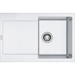 Franke MRG 611 S Ένθετος Νεροχύτης Inox Αντιστρεφόμενος Polar White 114.0190.900 78x50cm