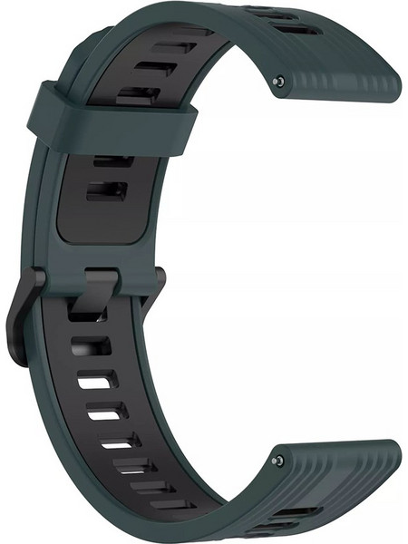 Techsuit Λουράκι σιλικόνης 20mm - Samsung Galaxy Watch 4, Galaxy Watch Active 1 / 2 (40 mm / 44 mm) Huawei Watch GT / GT 2 / GT 3 (42 mm) - Πράσινο