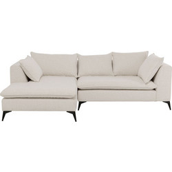 Kare Design Jimmy Γωνιακός Καναπές Υφασμάτινος Αριστερή Γωνία Μπεζ 270x170x70cm