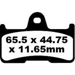 ΤΑΚΑΚΙΑ EBC CF MOTO CFORCE 400-800cc 4X4/ CF 625 4X4 ΠΙΣΩ FA 344 TT