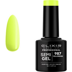 Elixir Semigel 987 Ημιμόνιμο Βερνίκι Νυχιών 8ml