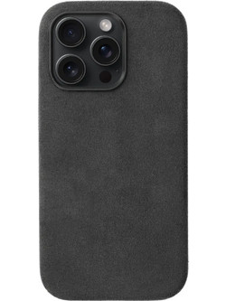 Θήκη iPhone 16 Pro Rosso Avanti Back Cover από Premium Alcantara με MagSafe - Gray (8719246549687)