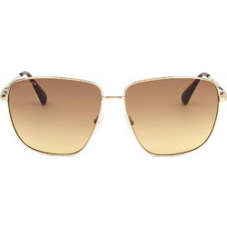 Max & Co MO0041 32F Γυναικεία Γυαλιά Ηλίου Τετράγωνα Μεταλλικά Χρυσά με Καφέ Degradee Φακό
