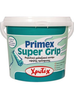 Χρωτέχ Primex Super Grip Χαλαζιακό Αστάρι Νερού 10lt