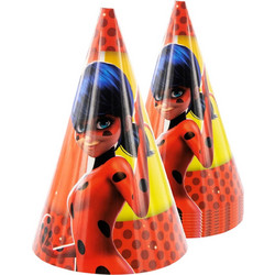 Καπελάκια πάρτυ Miraculous Ladybug (10 τεμ)