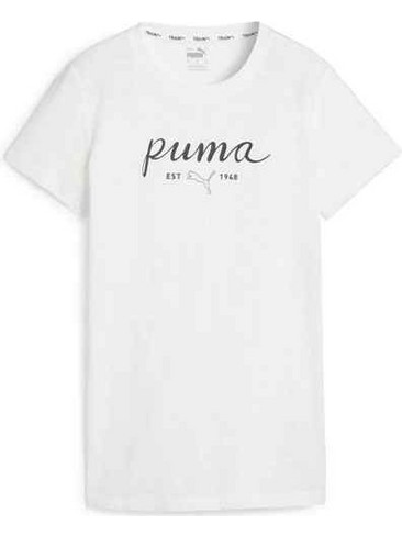 PUMA S GRAPHIC SCRIPT TEE 524210 02 ΛΕΥΚΟ