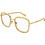 Chloe CH0373O 003 Γυναικείος Σκελετός Γυαλιών Οράσεως Μεταλλικός Χρυσός