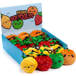KAWAII - Fruits - 24 Plush Keychain 'Mini Squidglys'
