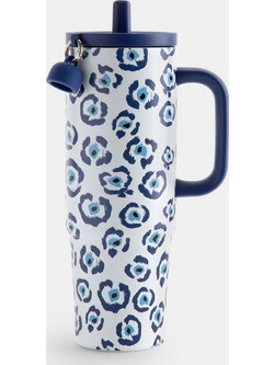 Παγούρι με Καλαμάκι 900ml Eyes