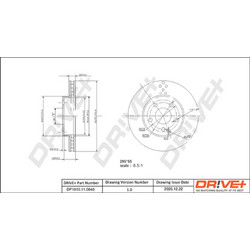 Dr!ve+ Δισκόπλακα - DP1010.11.0840