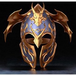 Φιγούρα Cosplay Akatosh Helmet 3D εκτυπωμένη