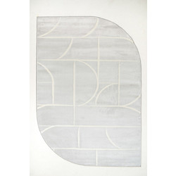 Χαλί ezzo Forma E460B2A LIGHT GREY - 0.80x1.50