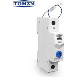 Tomzn Έξυπνος Διακόπτης / Επιτηρητής Ράγας WiFi 63A με Μετρητή Ενέργειας & Προστασία Τάσης (Tuya/Smart Life)