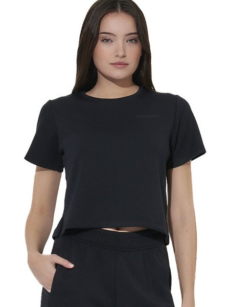 Body Action Modal Straight-Cut T-Shirt Γυναικείο (051626 BLACK-01) Μαύρο