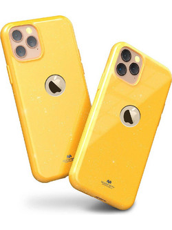 Θήκη Jelly Goospery Hole Series για Apple iPhone 11 Pro Κίτρινο