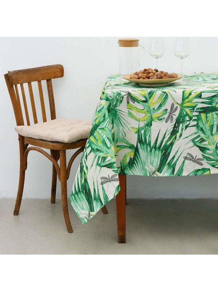 Pennie Palmeras Τραπεζομάντηλο Σχέδιο Πράσινο 140x220cm 141011-01 ref10259625
