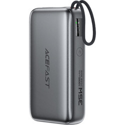 Acefast M32 Power Bank 10000mAh PD35W με 1 USB-C Καλώδιο Fast Charge Γκρι M32