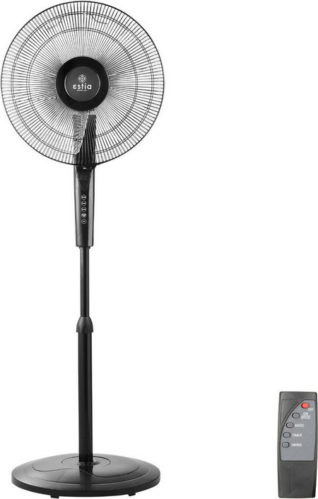 ESTIA ΑΝΕΜΙΣΤΗΡΑΣ ΣΤΑΝΤ ΕΠΙΔΑΠΕΔΙΟΣ ABEL 40cm 60w ΜΕ LED ΟΘΟΝΗ ΑΦΗΣ & ΤΗΛΕΧΕΙΡΙΣΤΗΡΙΟ
