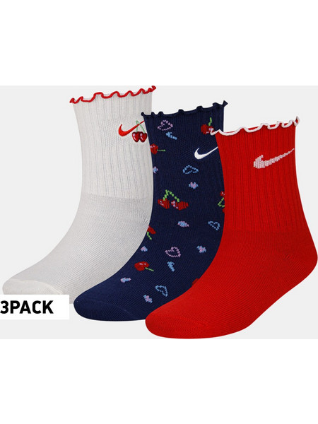 Nike Cherry Lettuce Παιδικές Κάλτσες GN1339-W8K Soft Pearl