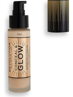 Makeup Revolution Beauty Conceal & Glow Foundation F3 23ml