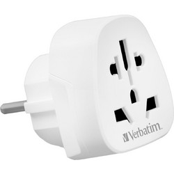 Verbatim World to Europe Travel Adapter Plug white WTEU-02 49549