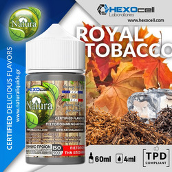 Natura Royal Tobacco Hypermix Ultra 4ml/60ml Flavorshot Καπνική