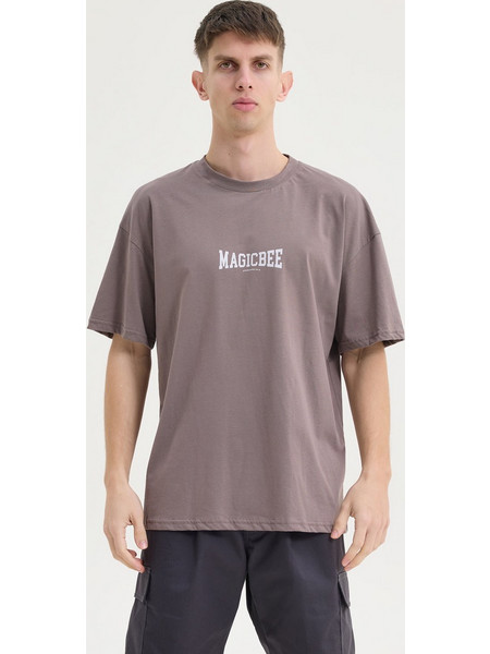 Magic Bee 2611 Eagle ανδρικό t-shirt Καφέ
