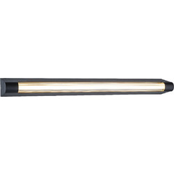 Επίτοιχο Φωτιστικό IMPERIAL 600mm - LED 12W - 3000K - 540lm - Αμμώδες Μαύρο - IP44 ACA BD374600WBK