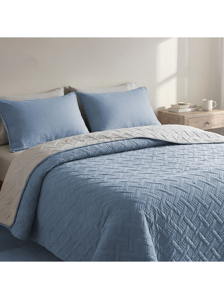 Κουβερλί Ultrasonic Flex Blue - Grey 220x240cm