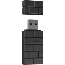 8Bitdo Wireless USB Adapter 2 για PC / Xbox One / Switch / PS5 / Android / iOS σε Μαύρο χρώμα