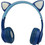 Andowl Q-EM51 Ενσύρματα & Ασύρματα Bluetooth Ακουστικά On Ear Μπλε