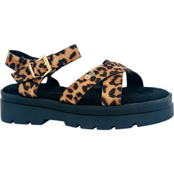 Plato Γυναικεία Σανδάλια Leopard