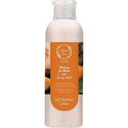 Fresh Line Fresh Bar Melon & Mint Fruity Summer Gelato Body Milk Αρωματικό & Φρουτένιο Γαλάκτωμα Σώματος Φυσικής Σύνθεσης με Πεπόνι & Μέντα 200ml