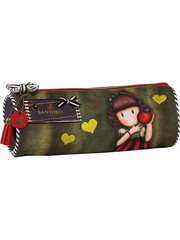 Santoro Gorjuss Dear Apple Κασετίνα Βαρελάκι Χακί 177322