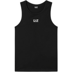 EA7 CORE IDENTITY COTTON JERSEY ΜΠΛΟΥΖΑ ΑΜΑΝΙΚΗ 7M0002-10375-UC001-BLACK