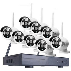 CCTV Σύστημα JORTAN με 8 WiFi Κάμερες 1280x720 για Οικιακή Ασφάλεια