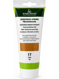 BORMA WACHS Ecostucco Strong 17 Teak Ξυλόστοκος Νερού Ινοενισχυμένος 250gr
