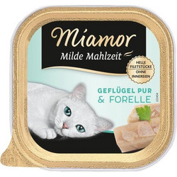 Finnern Miamor Adult Milde Mahlzeit with Poultry & Trout 100gr