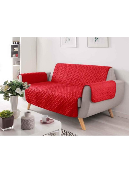 Κάλυμμα Καναπε Lounge Douceur d'interieur με διαστάσεις 223x179cm - Red