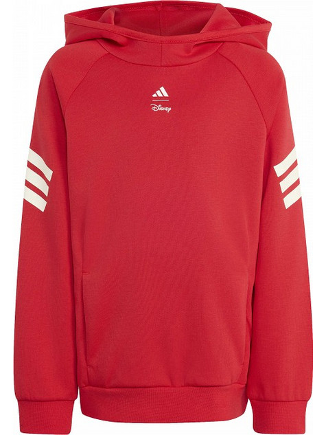 Adidas Disney Mickey Παιδικό Φούτερ με Κουκούλα Κόκκινο KG6126