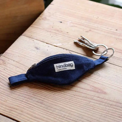 Hindbag Μπρελόκ Πορτοφολάκι Come Navy | Mini Fanny Pack Key Ring