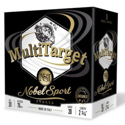 Nobel Sport Multitarget Φυσίγγια Συγκέντρωσης 20Cal 70mm 28gr 10τμχ