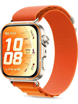 Tech-Protect Nylon Pro Λουράκι Υφασμάτινο Orange (Huawei Watch Fit 3 / 4 / 4 Pro / 5 / 5 Pro)