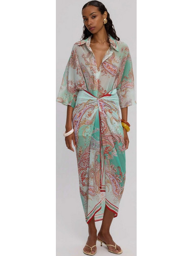 Ciel Concept Kimolos Παρεό Mint Paisley