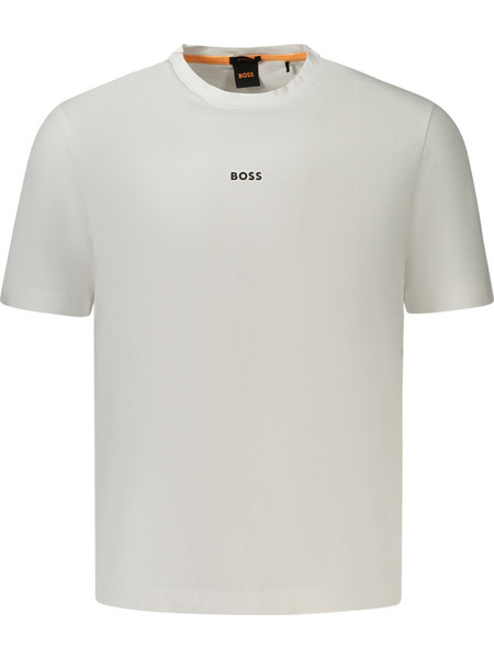 BOSS MEN'S SHORT-SLEEVED T-SHIRT WHITE Λευκό