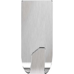 Tesa 59777-00000-00 Άγκιστρο Μπάνιου Μονό με Βίδες Inox Γκρι