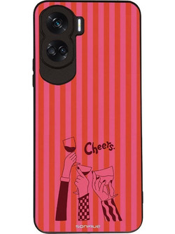 Sonique Stripe Stories Series Θήκη (Honor 90 Lite 5G) με Σχέδιο «Cheers»
